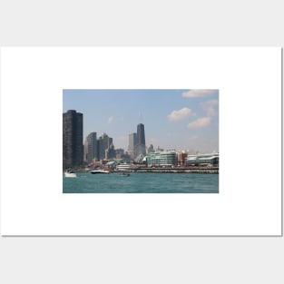 Navy Pier Chicago from the Water Posters and Art